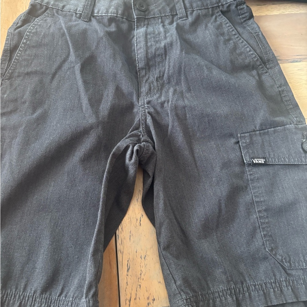 Vans Charcoal Cargo Shorts